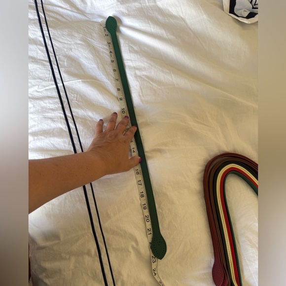 Set of Multicolor PU Leather Bag Handles - Picture 3 of 9